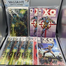Vintage Valiant X-O Manowar Turok Comic Book Lot 13pc Chromium #0 1 21 22 25 picture