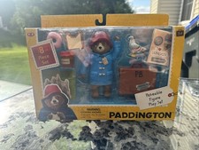 2017 Yottoy Paddington Bear Posable Action Figure 8 Piece Set Sealed Rare New picture