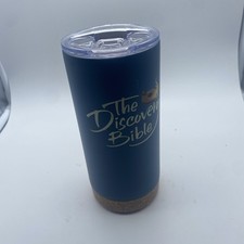 Christian Art Gifts The Discovery Bible Tumbler Blue NEW picture
