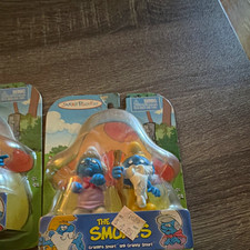 JAKKS Pacific The Smurfs Figurine Set - Grandpa Smurf & Granny Smurf picture
