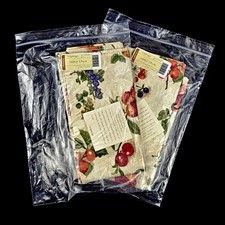 2 LONGABERGER FABRIC 2 PC NAPKIN SETS:  FRUIT MEDLEY picture