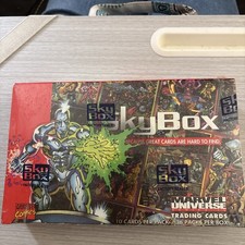 VINTAGE 1993 MARVEL UNIVERSE TRADING CARDS SERIES IV FACTORY SEALED BOX picture