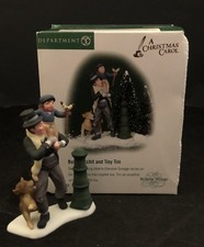 Dept 56 Bob Cratchit & Tiny Tim #58537 A Christmas Carol Dickens Village w/Box picture