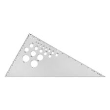 Aluminum 12 Inch Calibrated Drafting Triangle 30/60/90 Degree picture
