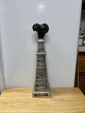 Ezra Brooks 1969 Oil Well Derrick Gusher Decanter -EMPTY picture