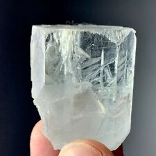 165 Cts beautiful Terminated Aquamarine Crystal with Mica from Skardu Pakistan picture