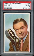 1953 Bowman T.V & Radio NBC #95 Bob Hope PSA 4 picture