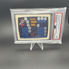 1989 Topps Nintendo Super Mario Bros. Screen 5  Scratch Off Mario #5 PSA 9 picture