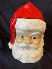 Vintage Santa Claus Head Cookie Jar picture