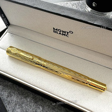 Rare Montblanc Gold Barley Rollerball Pen VIP Gift Set Executive Luxury, w/ Box picture