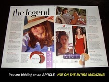 CINDY CRAWFORD 2-Page Magazine ARTICLE 'The Legend' IN STYLE US June 2021 picture