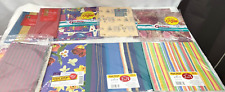 Vintage Gift 90's Cleo Hallmark Floral Birthday Everyday Wrapping Paper Lot 25+ picture