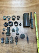 Paul Crist Studios: #20 Tiffany Patina lamp parts and pieces, lamp parts picture