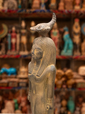 Large Ancient Egyptian Goddess Serket Statue Made in Egypt picture