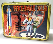 VTG 1964 Fireball XL5 Metal Lunch Box King-Seeley • No Thermos No Handle picture