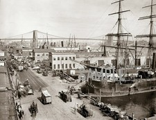 1901 NEW YORK CITY South Street Seaport 8.5x11 Photo picture