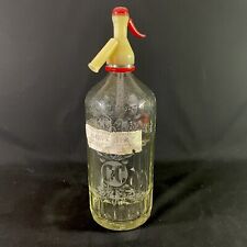 Rare Vintage Soda Spritzer Syphon Bottle Cantrell & Cochrane picture