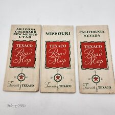 Vintage Original 1940-60s Texaco Folding Road Map CA NV AZ CO NM UT MO picture