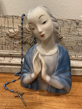 Goldscheider Madonna Bust Figurine Vintage Mary picture