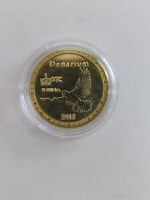 Denarium Bitcoin - ORIGINAL Sealed Unpeeled Coin - BTC Crypto Wallet picture