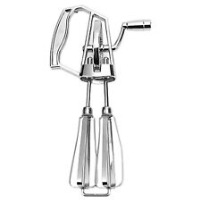 Egg Beater Manual Crank Hand Mixer Blender Stainless Steel Kitchen Tool  picture