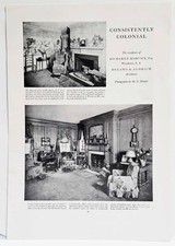 1927 Woodbury LI Richard F. Babcock Home Authentic Colonial Decor Photo Pages picture