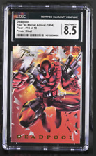 1994 Deadpool 16 of 18 Flair '94 Marvel Annual Power Blast, CGC Graded 8.5 Nm+ picture