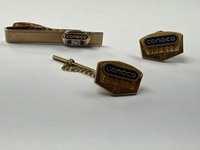 Vintage Conoco Pin Tie Tack- Tie Clip- Pin (-Lot Of Three-) picture