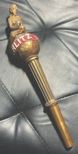 Vintage Schlitz “Golden Girl” Goddess on World Globe Beer Tap Handle Nostalgic picture