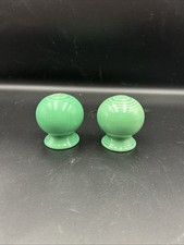 Vintage Fiesta Original Light Green Salt & Pepper Set ca. 1936-1951 OG40 picture