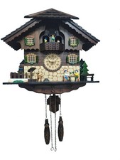 Handcrafted Black Forest Cuckoo Clock Beer Drinkers Quartz German Design Musical picture