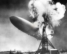 Hindenburg Airship Disaster 8x10 Glossy Photo Print HT847953 picture