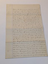 1867 Ohio Railroad Land Agreement Document Cincinnati & Zanesville Co. Edward picture