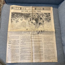 New York American Newspaper June 9, 1929 - City Life/stage & Screen Section picture