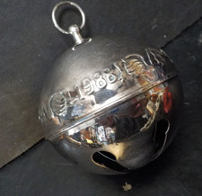 1988 WALLACE SILVER PLATE CHRISTMAS SLEIGH BELL picture