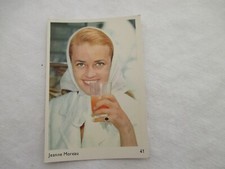 1963 Chrome card 9 x 6 cm celebrities N 41 JEANNE MOREAU FRENCH ACTRESS picture
