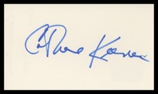Catherine Keener Being John Malkovich Signed 3x5 Index Card BAS #BU64812 picture
