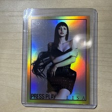 2026 ESCO Lisa (from Blackpink) Trading Card Press Play #35 Numbered /150 Gold picture