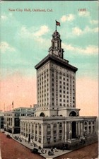 Vintage Postcard New City Hall Oakland CA California c.1907-1915           K-071 picture