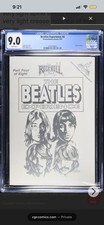 BEATLES Experience Rare Comic FOIL 1991 Nostalgia Vintage ROCK N ROLL CGC 9.0 picture