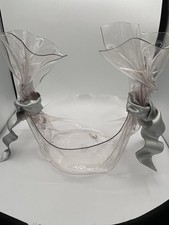 1990's Signed CT Design Acryllic Bowl MCM Art 