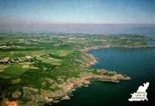 Aerial View Of Guernsey England Postcard picture