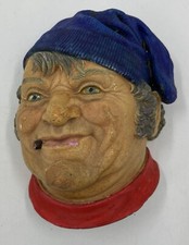 Legend Products Fisherman Vintage Chalkware Bust Made In England (1984) picture