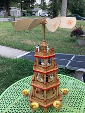 Vintage Weihnachts German Christmas 20 Inch 4-Tier Pyramid picture