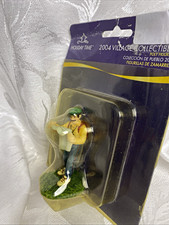 Backpacking Man w/Map and Binoculars Holiday Time 2004 Village Collectibles Man  picture