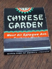 Vintage Chinese Garden Restaurant Spokane Wa Matchbook picture