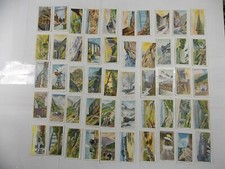 Churchman Cigarette Cards Wonderful Railway Travel 1937 Complete Set 50 picture