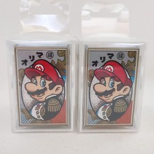 Nintendo Super Mario Hanafuda Playing Cards Red & Black Set NEW Sealed Japan picture