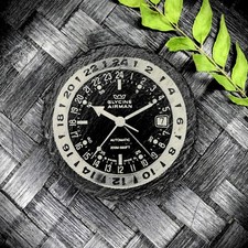 Glycine Airman 17 GMT Slate Coaster Brand New Hand Made Laser Engraved picture