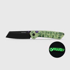 KIZER HALLOWEEN GREEN G10 MADRAC V3693BSHW1 picture